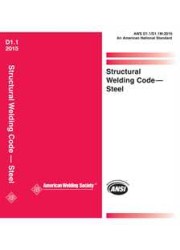 AWS D1.1/D1.1M:2015 STRUCTURAL WELDING CODE-STEEL 23RD EDITION 